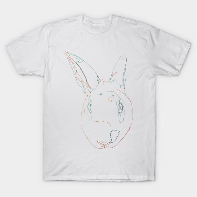 Rabbit T-Shirt by RaLiz